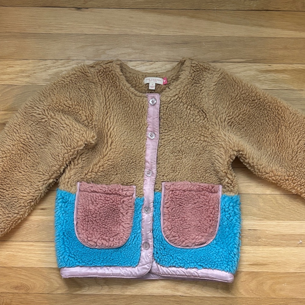 Pink Chicken Fleece Jacket